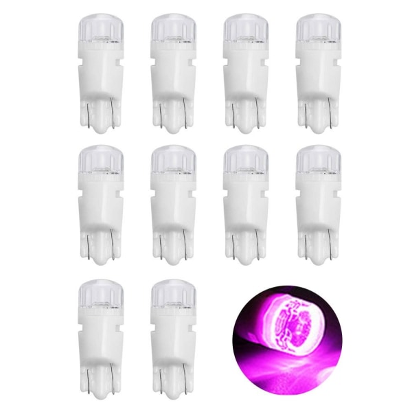 10stk LED Dashboard Lys Bil Instrument Pære LYS BLÅ light blue