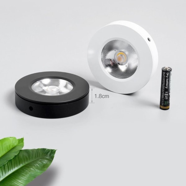 Kohde-LED-alasvalo kattovalaisin 3W VALKOINEN 3W VALKOINEN 3W White