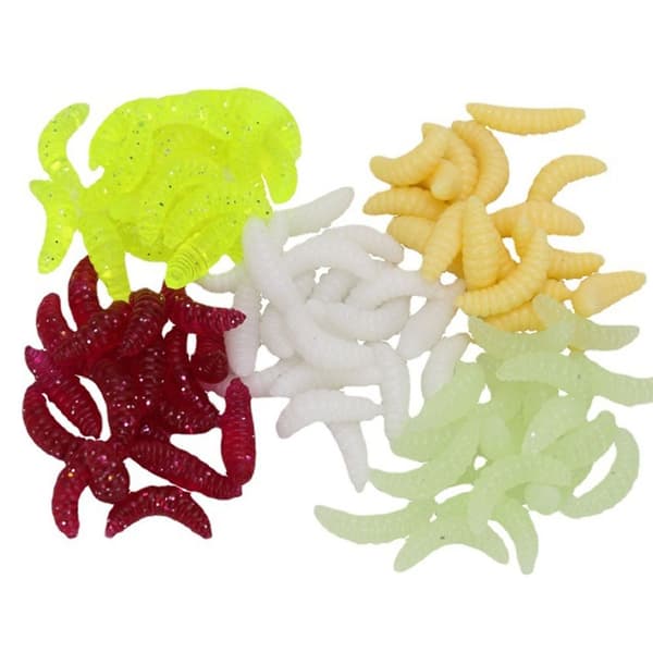 100 stk Earthorm Bait Bionics Soft Lures D D D