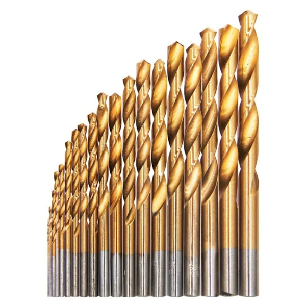 13/19/25 STK Twist Drill Bit Sæt Træbearbejdningsværktøj Bits 25 STK 25PCS