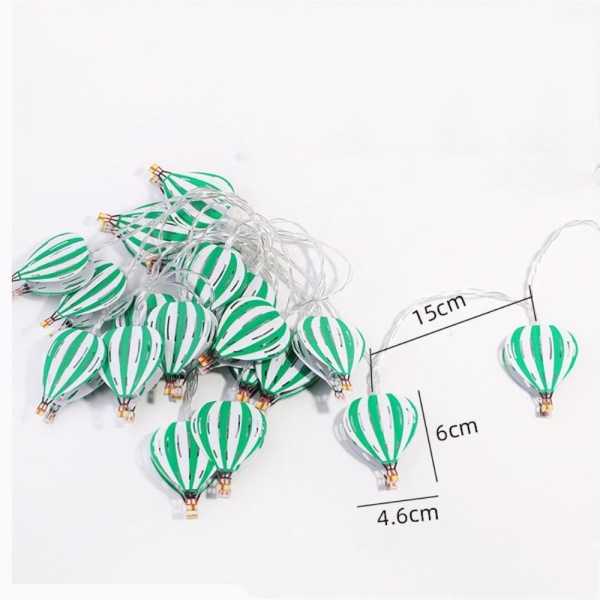 Hot Air Balloon String Lights Hot Air Balloon String Banners multicolor