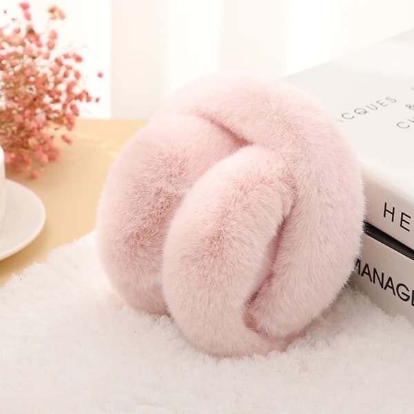 Vinter øreklokker Ørevarmere LYSROSA Light Pink