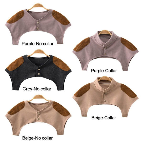 Axelskydd Axelvärmare Wrap GRÅ LNO KRAGE NR grey Lno collar-no collar