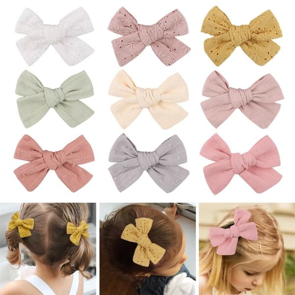 2 par ensfarget bowknot hårnål 5 5 5