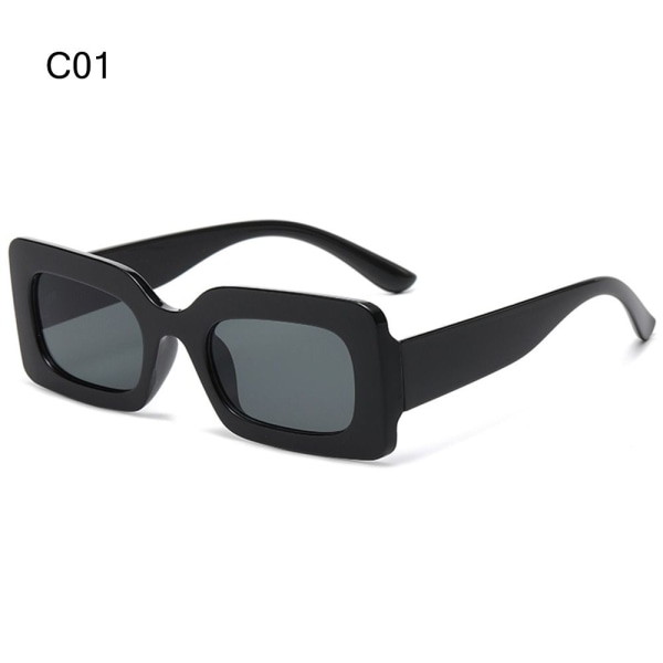 Rektangulære solbriller Y2K solbriller C01 C01 C01