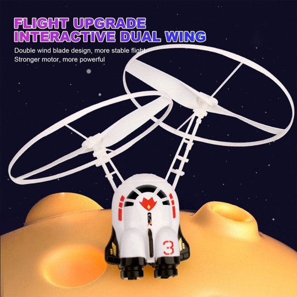 Flying Robot Astronaut Toy Hand-Controlled Drone 01 01 01