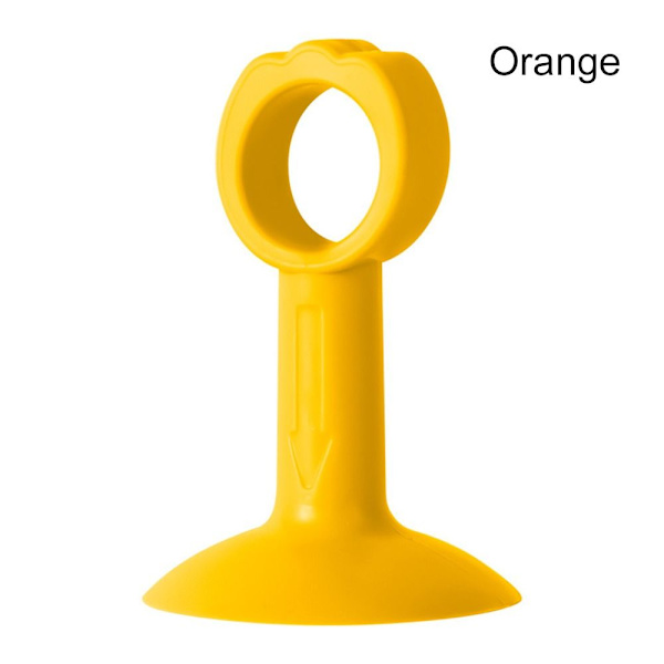 4stk Dørstopper Dørhåndtak 4STK ORANSJE 4STK ORANSJE 4pcs orange