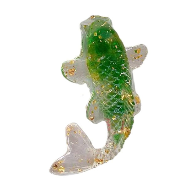 Crystal Gravel Carp Ornament Drip Gel Pienet kalakoristeet E E E
