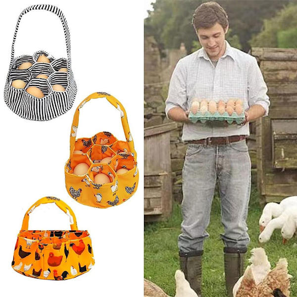 Eggoppsamlingspose Eggsamlingskurv 1 1 1