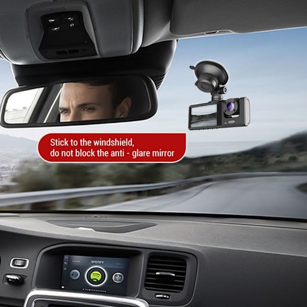 Bil Dash Cam Bil DVR Recorder Kamera Videokamera