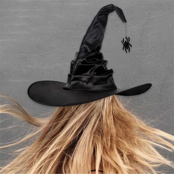 Halloween häxhatt Cap Cosplay kostym A