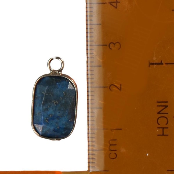 Crystal Link Charms rektangelform blandad läkande kristall