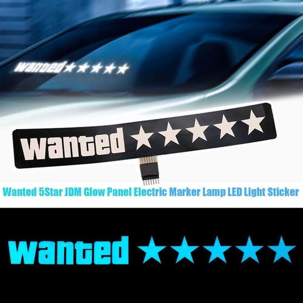 LED-autotarra Tuulilasitarra SININEN Blue