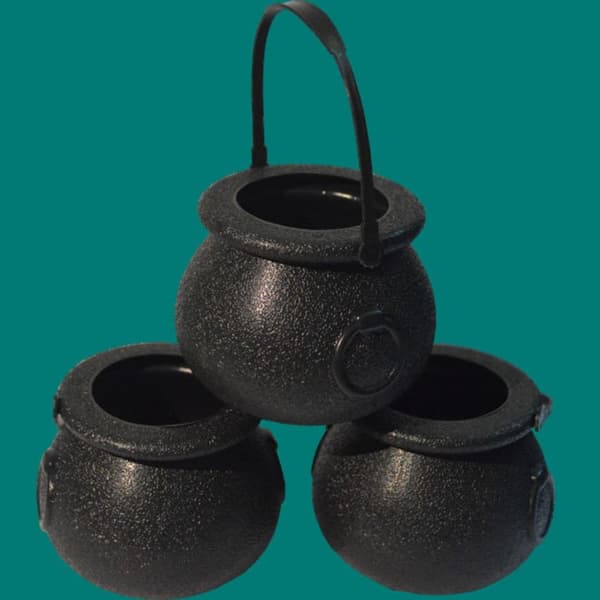 6/12 KPL Halloween Candy Jar Witch Pot SET-12 KPL SET-12 KPL SET-12PCS