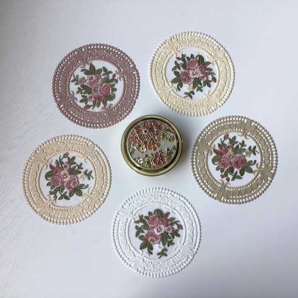 Lace Coaster Insulation Mat 5 5 5