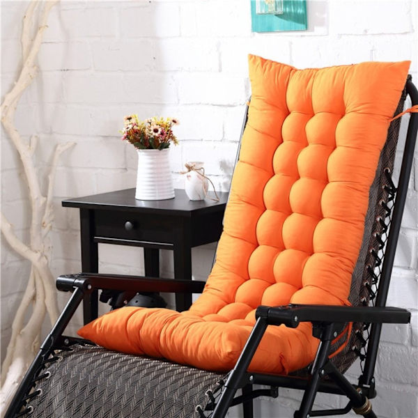 Istuinpehmusteet Penkki Istuintyyny ORANSSI 40X110X8CM Orange 40x110x8cm