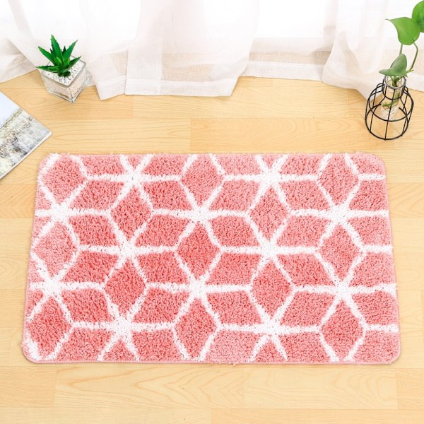 Skridsikker bademåtte Absorberende badeværelsesmåtte PINK C C Pink C-C