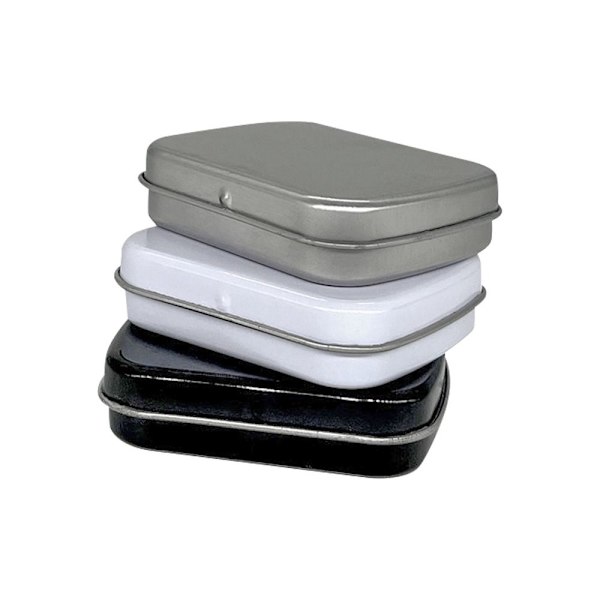2kpl Peltilaatikot Mini Box SILVER silver