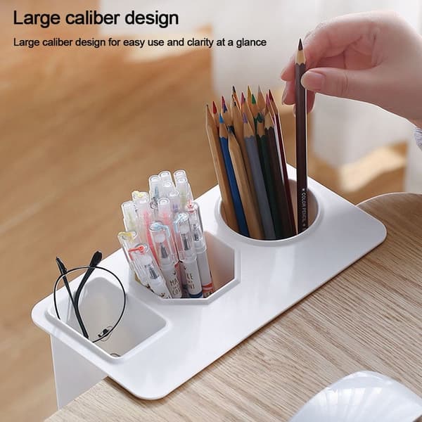 Skrivbord Office Storage Box Desktop Organizer GUL yellow
