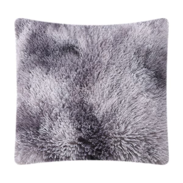 Örngott Plysch Kuddfodral grey