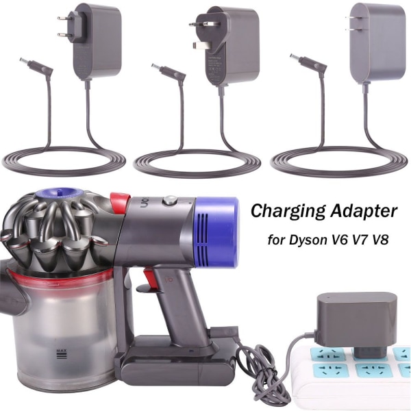 Laddningsadapter för Dyson V6 V7 V8 EU-kontakt