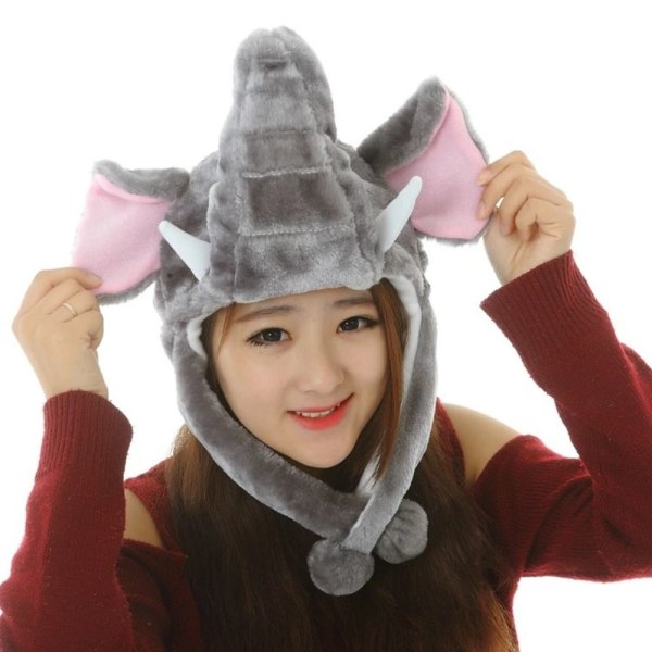 Plysj Moving Hat Animal Earklap Hat 7 7 7