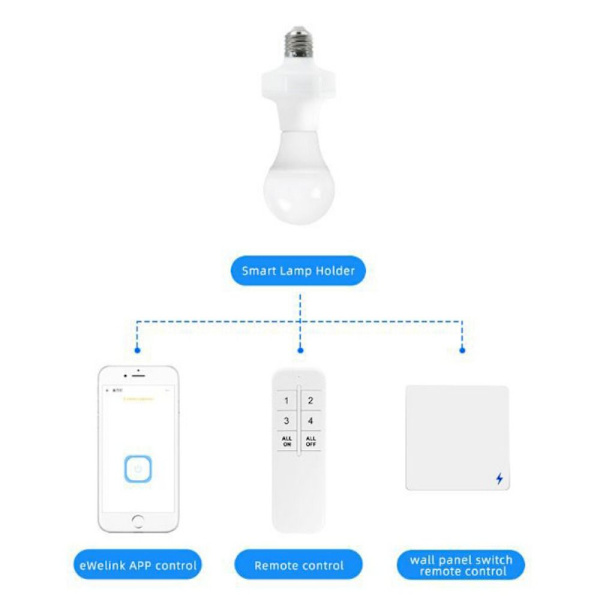 Smart Timer Switch E27 Lamphållare 4 4 4