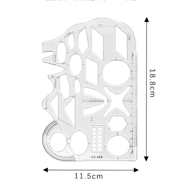 Linjal Gradestokk MYK LINAL MYK LINAL Soft Ruler