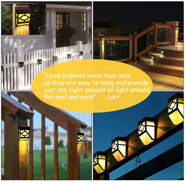 2stk LED Hagelys Step Light HVIT LYS HVIT LYS White Lights