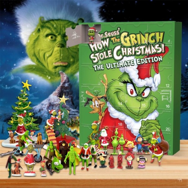 Christmas Blind Box Christmas Countdown Grinch Blind Box