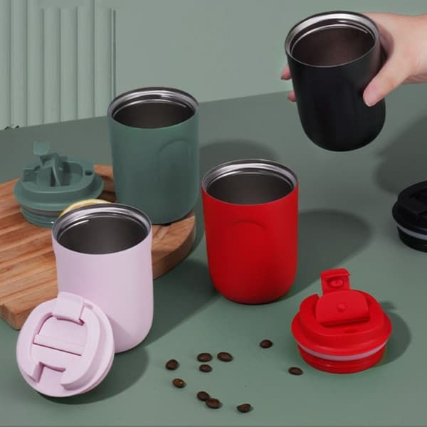 Mini Kaffekop Vandflaske SORT black