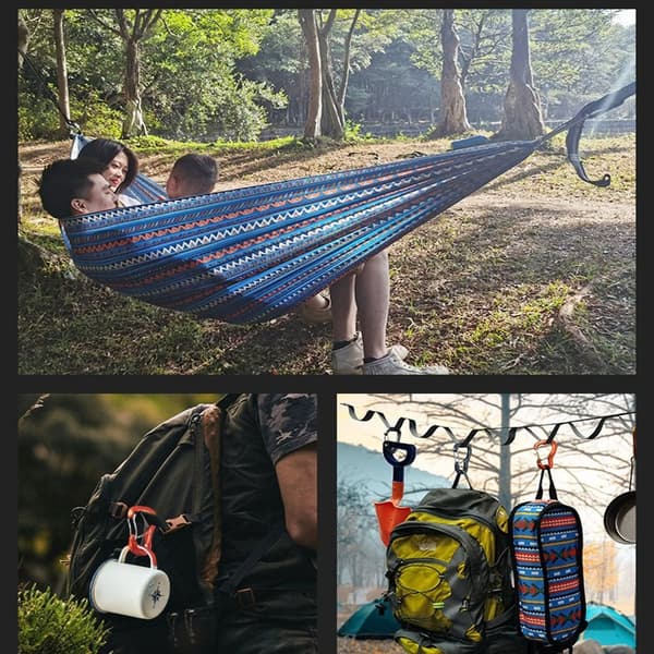 Utomhus Camping Nyckelring D-Ring Nyckelring Karbinhake
