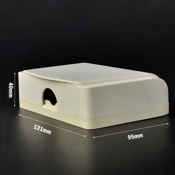 Switch Cover Sockel Vattentät Box VIT white