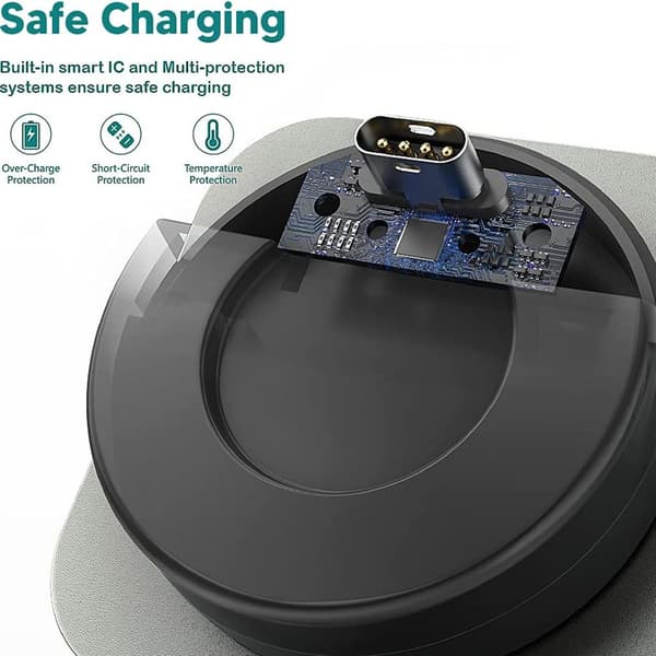 Til Garmin Smart Watch Charging Dock GRÅ grey