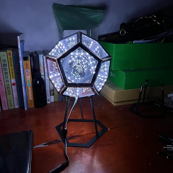 3D Cube Light Cube Night Light Farverig Body Art Lampe