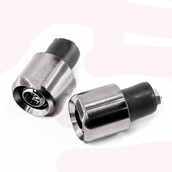 Motorcykelhandtagsände Cap TITANIUM titanium