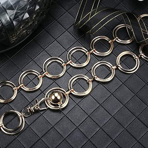 Metallkjedebelte Luksus Legering Midje GOLD gold