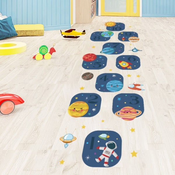 Hopscotch Game Floor Stickers 3 3 3