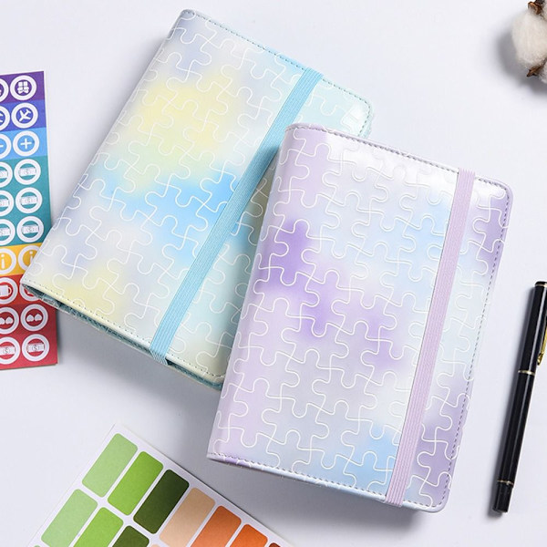 Budget Binder Money Organizer for kontanter LILLA KUN SKAL KUN purple only shell-only shell