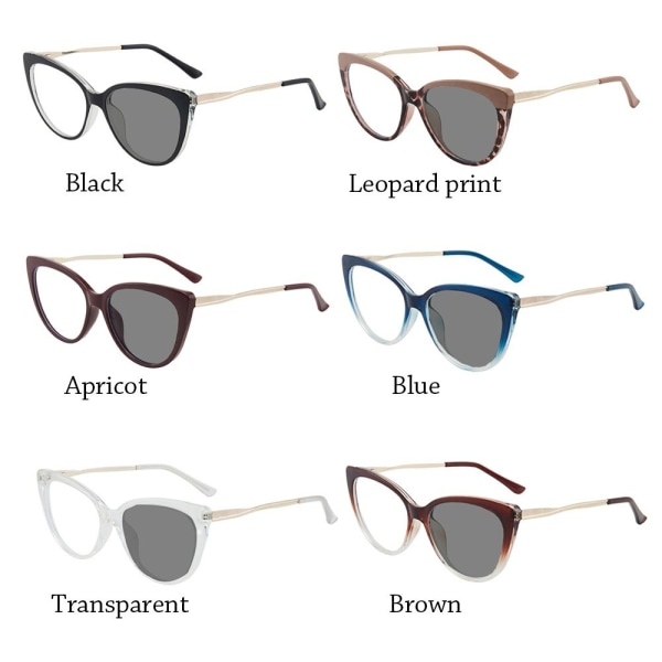 Anti-Blue Light Briller Overdimensionerede briller LEOPARD PRINT Leopard print