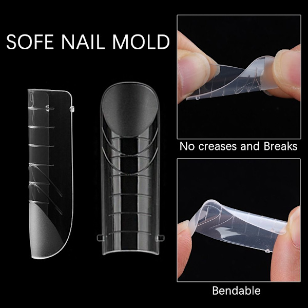 Dual Nail Forms Matt Square