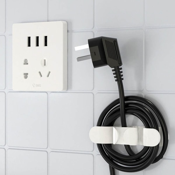 Sladdvindare Organizer Spoleupprullare VIT White