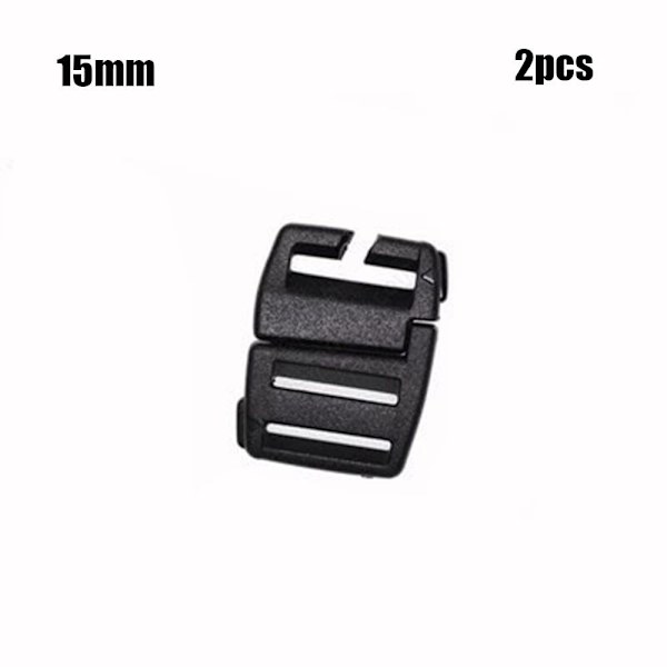 2 stk Webbing stropp spenne skyvefeste 6 6 6