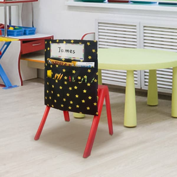 Chairback Pocket Chart Stolsfickor Organizer 2 2 2