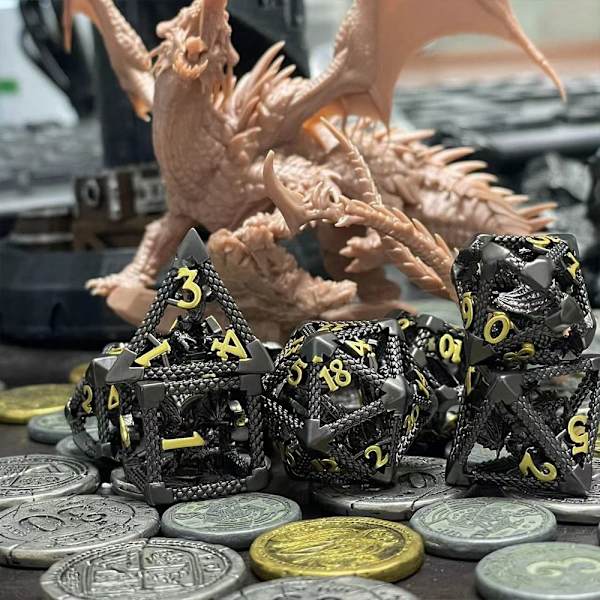 Metal Dice Set Peli Dice CC C
