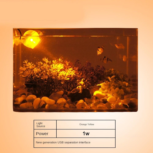 Lille Spotlight LED Akvarium Lys GUL EU EU Yellow EU-EU