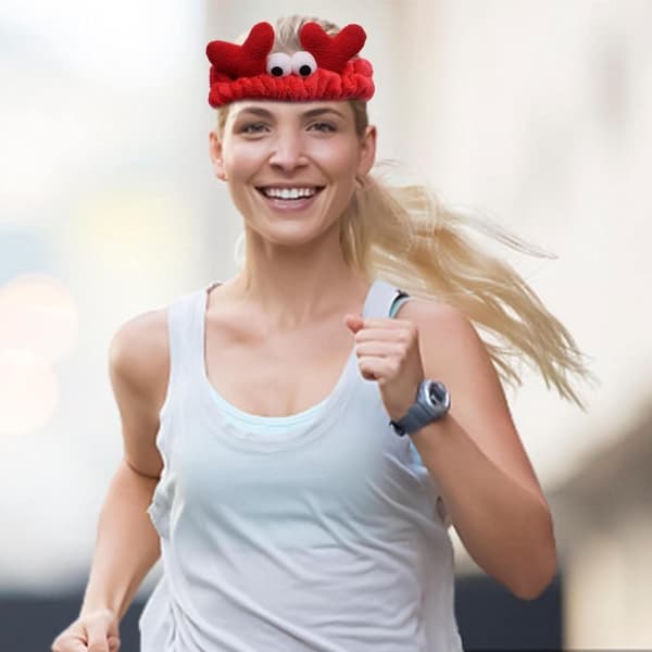 Rapu Silmät Hiuspanta PUNAINEN red