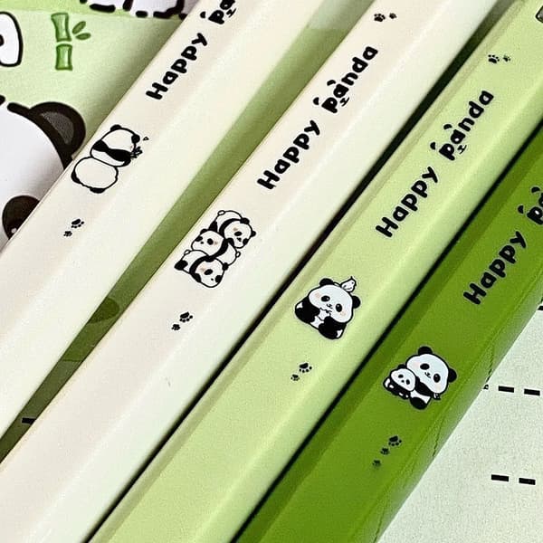 4kpl Panda Neutral Pen Square Pen Square -kynätelineet