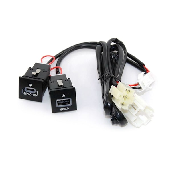 Billader Laderuttak QC3.0 PD QC3.0 PD QC3.0 PD