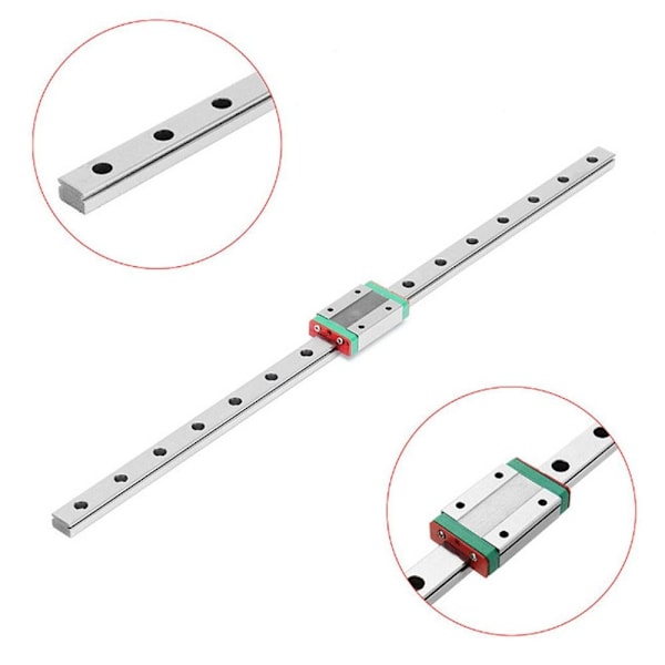 1 sæt MGN12H 400 mm lineær skinneføring Lineær glideføring